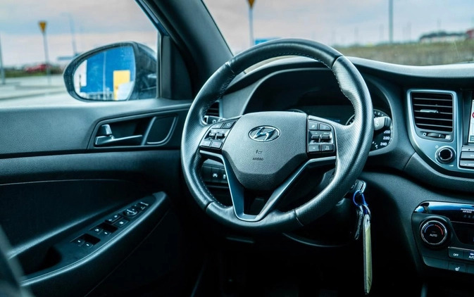 Hyundai Tucson cena 79500 przebieg: 80334, rok produkcji 2018 z Zduny małe 407